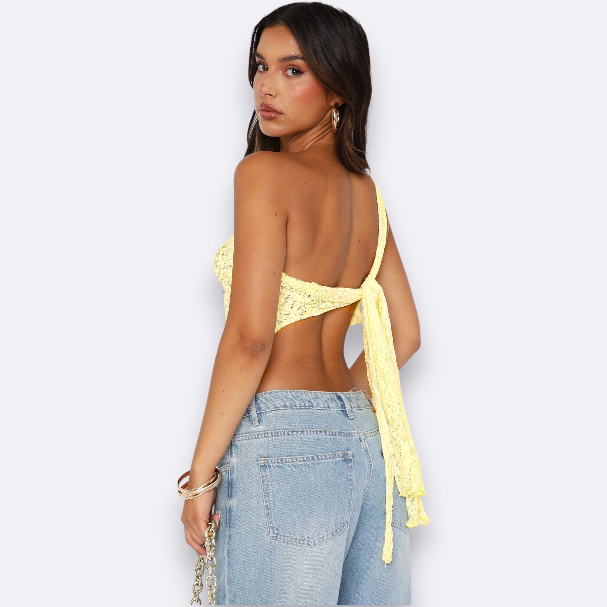 LYNNE | Elegant Yellow Top Women