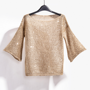 Glamorous sequin sweater for winter fashion-3