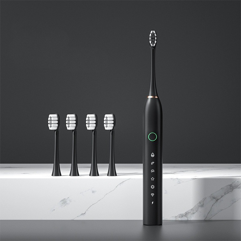 Revitalize Your Smile - FreshPulse Rechargeable Toothbrush with Extra Brush Heads