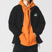 Men's Highly closed winter zipper Jacket | Long -sleeved-4