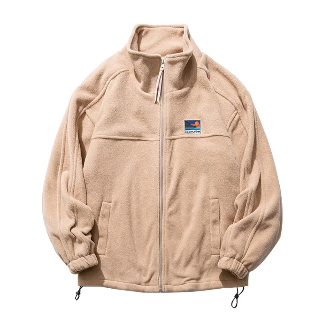 Men's Highly closed winter zipper Jacket | Long -sleeved-2