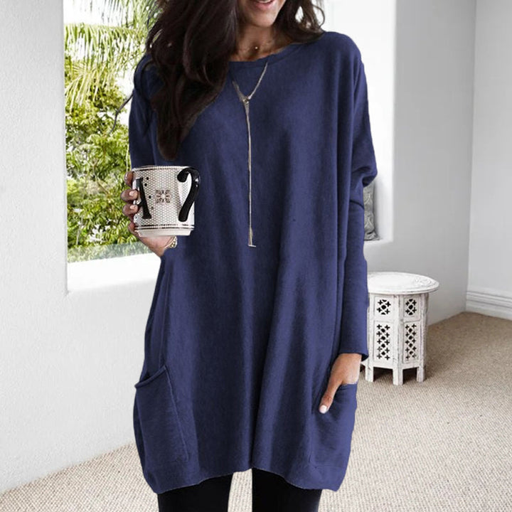 Stylish and versatile sweater for everyday life in unified with pockets-3