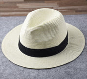 Classic Wide-Brim Fedora Hat for Men