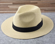 Classic Wide-Brim Fedora Hat for Men