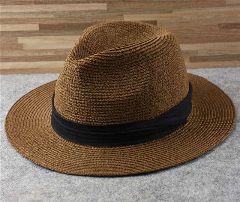 Classic Wide-Brim Fedora Hat for Men