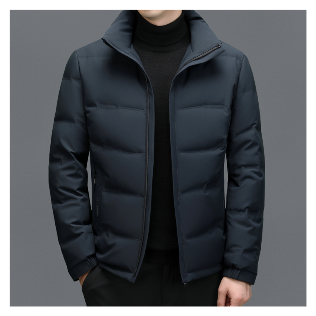 Gentlemen zipper stepped buffer jacket | winter-2