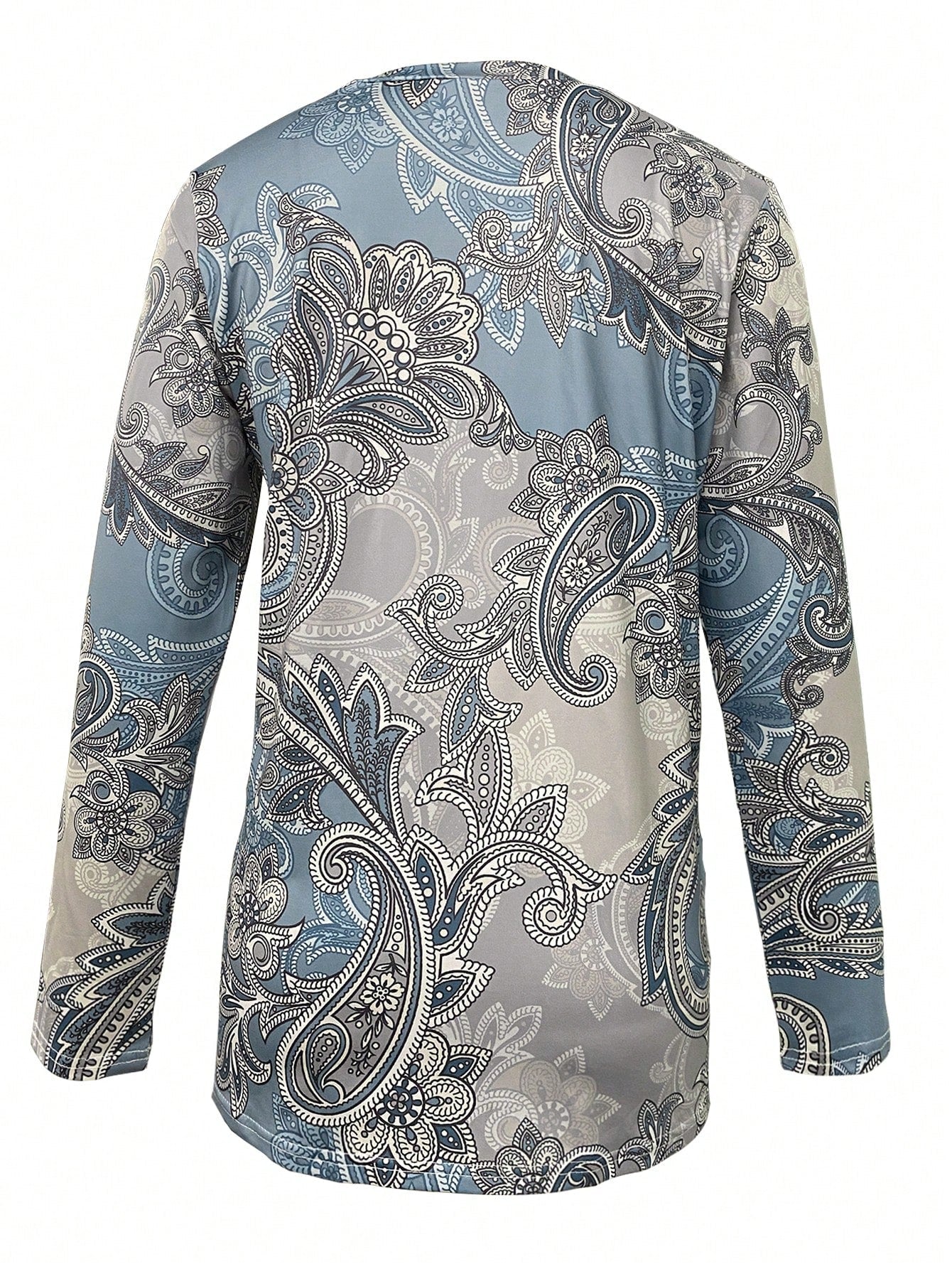 Elegant women's sweater with art printing for winter-3