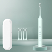 Revitalize Your Smile - FreshPulse Rechargeable Toothbrush with Extra Brush Heads
