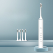 Revitalize Your Smile - FreshPulse Rechargeable Toothbrush with Extra Brush Heads