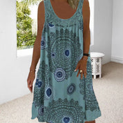 LEILANY | Sleeveless Plus Size Summer Dress