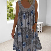 LEILANY | Sleeveless Plus Size Summer Dress
