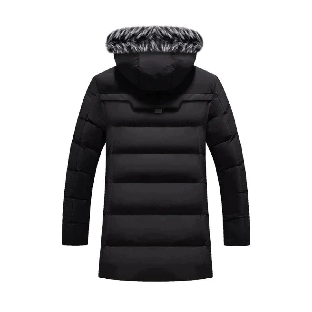 Aziko | Men Winter Parka Jacket | Hood-5