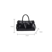 Clara | Large Retro Leather Shoulder Bag