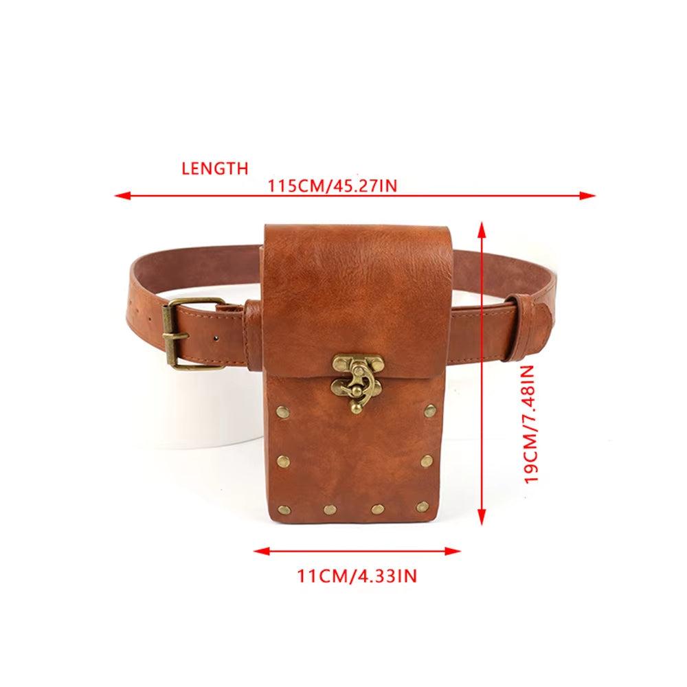 Elara | Medieval Hip Bag made of PU Leather