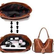 Lotte | Large Women's Travel Shoulder Bag made of Faux Leather