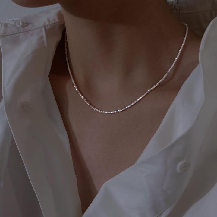 StellaLuxe | Elegant Silver Starlight Necklace Set