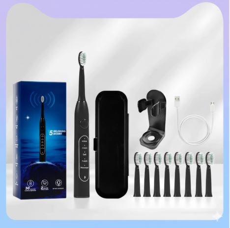PurePulse Sonic Electric Toothbrush - Experience 3 Powerful Speed Settings for Ultimate Oral Care!