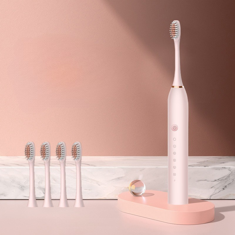 Revitalize Your Smile - FreshPulse Rechargeable Toothbrush with Extra Brush Heads