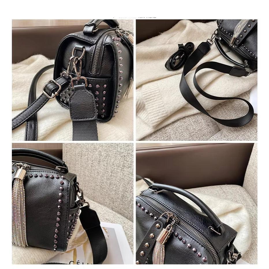 Eva | Vintage Punk Style Shoulder Bag