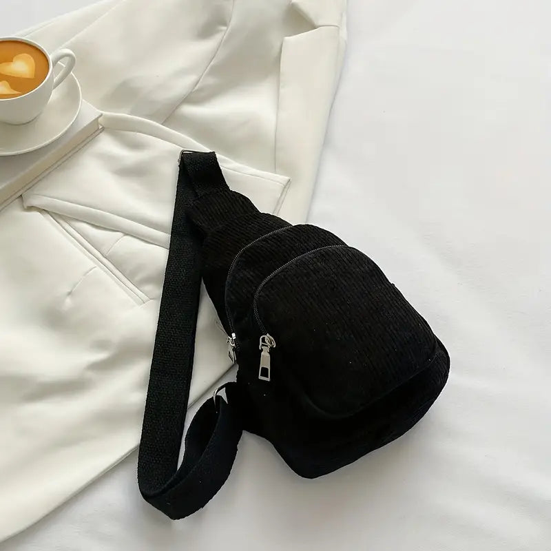 Emma | Women's Vintage Corduroy Small Shoulder Bag