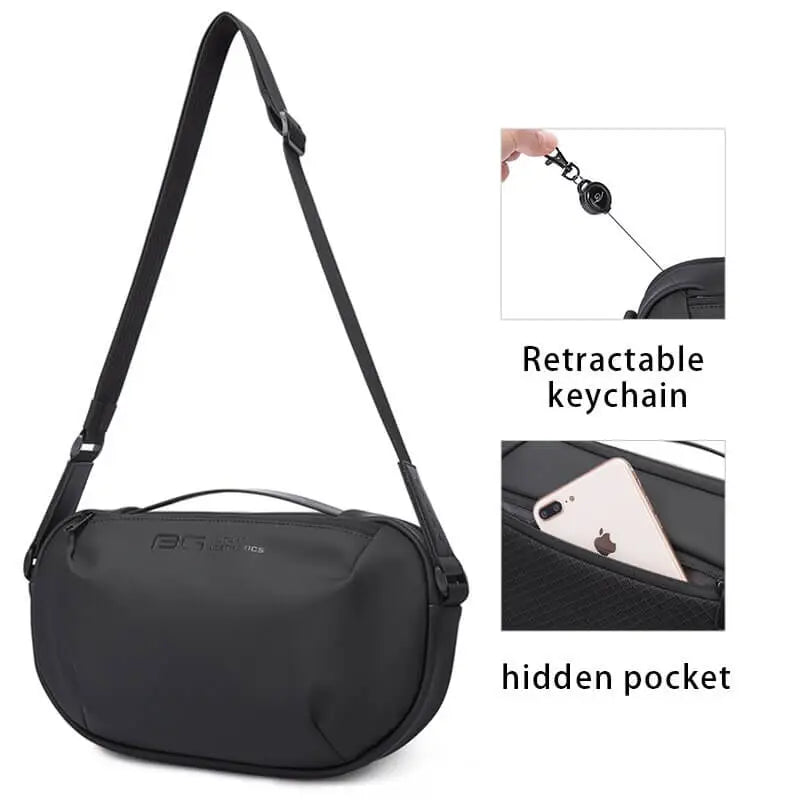 Safe and Intelligent | Anti-Theft Sling Bag with USB Charging Function