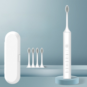 Revitalize Your Smile - FreshPulse Rechargeable Toothbrush with Extra Brush Heads