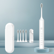 Revitalize Your Smile - FreshPulse Rechargeable Toothbrush with Extra Brush Heads
