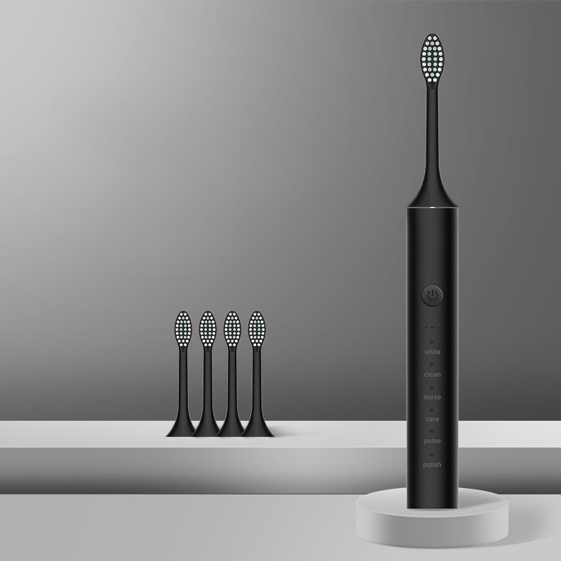 Revitalize Your Smile - FreshPulse Rechargeable Toothbrush with Extra Brush Heads