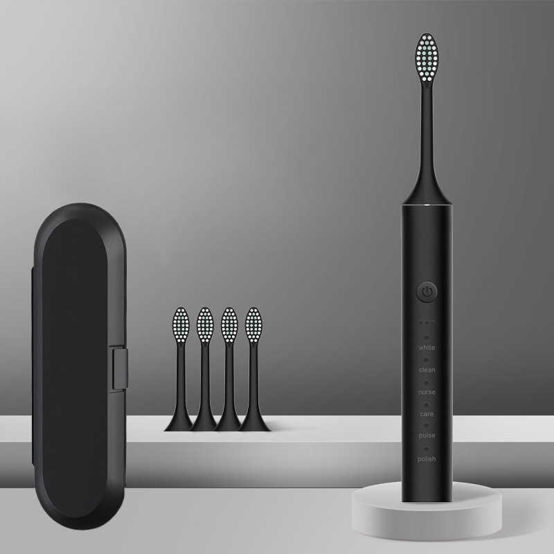 Revitalize Your Smile - FreshPulse Rechargeable Toothbrush with Extra Brush Heads
