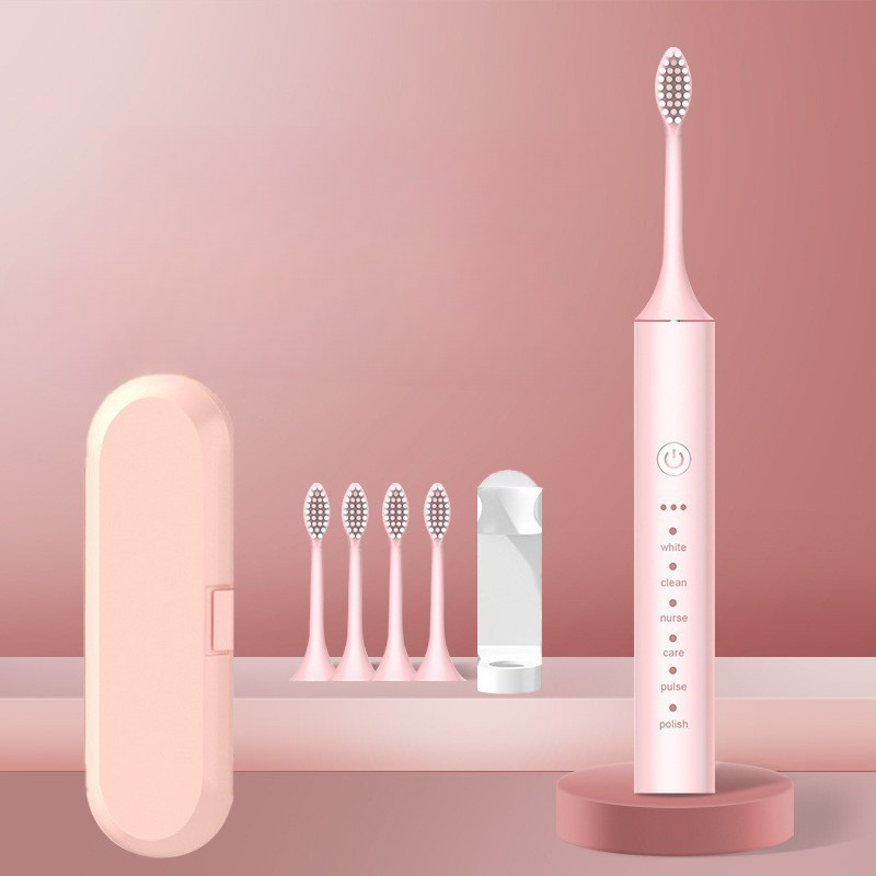 Revitalize Your Smile - FreshPulse Rechargeable Toothbrush with Extra Brush Heads
