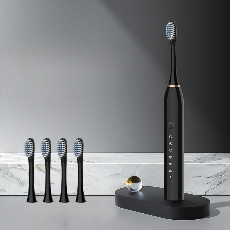 Revitalize Your Smile - FreshPulse Rechargeable Toothbrush with Extra Brush Heads