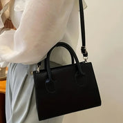 Eva | Women's Minimalist Square Leather Shoulder Bag