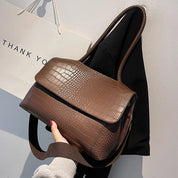 Eva | Stylish Crocodile Pattern Large Capacity Women's Shoulder Bag