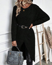 Women's sweater with wrapping room: stylish, warm and contemporary-6