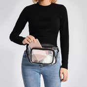 Emma | Transparent waterproof stadium-approved hip bag