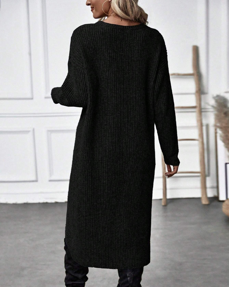 Women's sweater with wrapping room: stylish, warm and contemporary-5