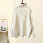 Loosely cut turtleneck sweater with free pants-2