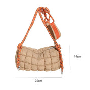 Eva | Quilted Waterproof Nylon Crossbody Travel Shoulder Bag