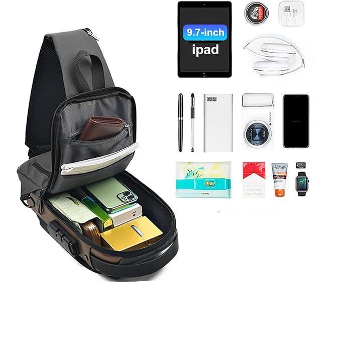 Ethan | Anti-Theft USB Crossbody Sling Travel Bag
