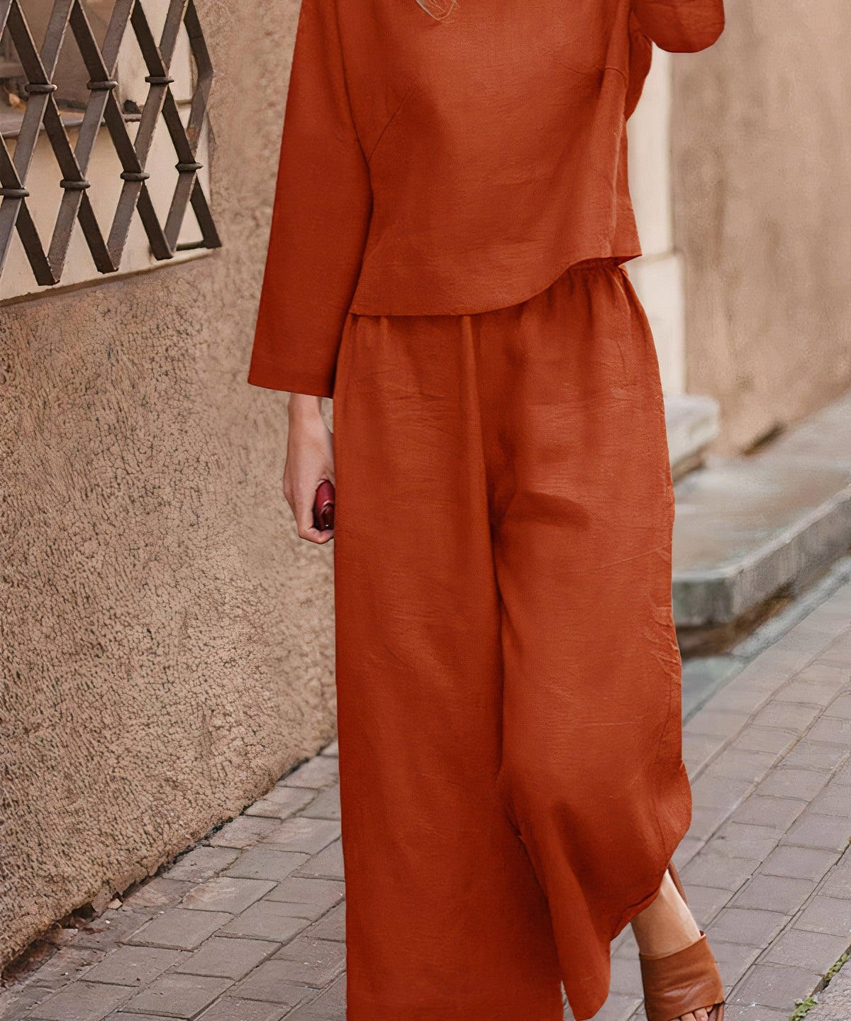 Lily | Airy Blouse & Pants Linen Set