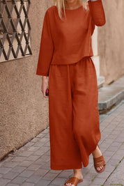 Lily | Airy Blouse & Pants Linen Set