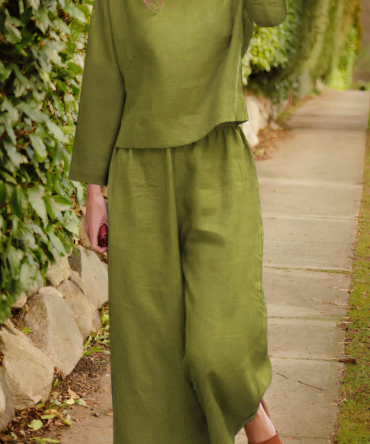 Lily | Airy Blouse & Pants Linen Set