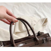 Clara | Large Retro Leather Shoulder Bag