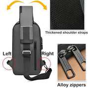 Ethan | Anti-Theft USB Crossbody Sling Travel Bag