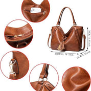 Lotte | Large Women's Travel Shoulder Bag made of Faux Leather