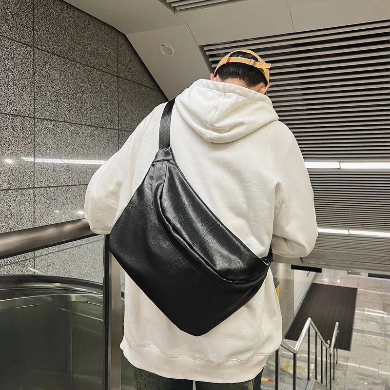 Liam | Spacious Retro Leather Shoulder Bag
