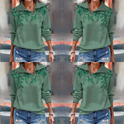 Green sweater with zipper for autumn/winter-3