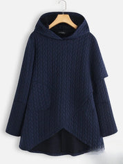 Asymmetrical women's sweater: trendy & comfortable for winter-2