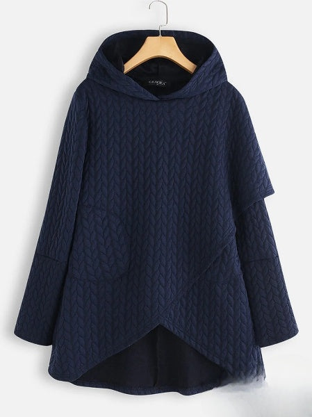 Asymmetrical women's sweater: trendy & comfortable for winter-2