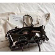 Clara | Large Retro Leather Shoulder Bag